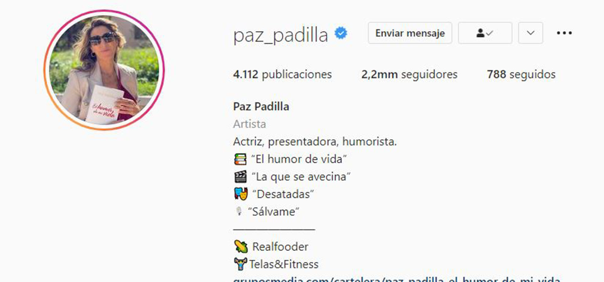 Paz Padilla instagram