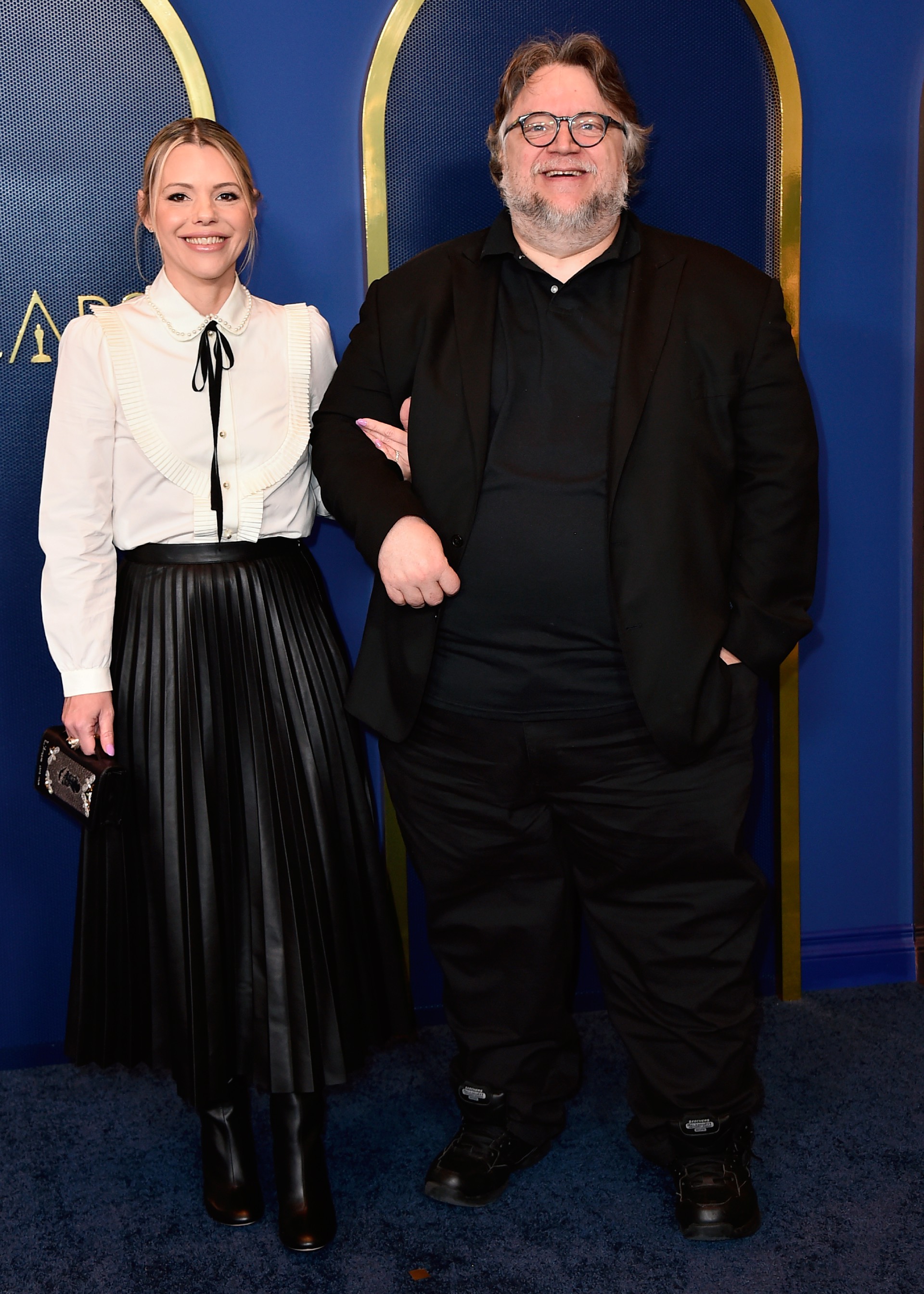 Kim Morgan, left, and Guillermo del Toro