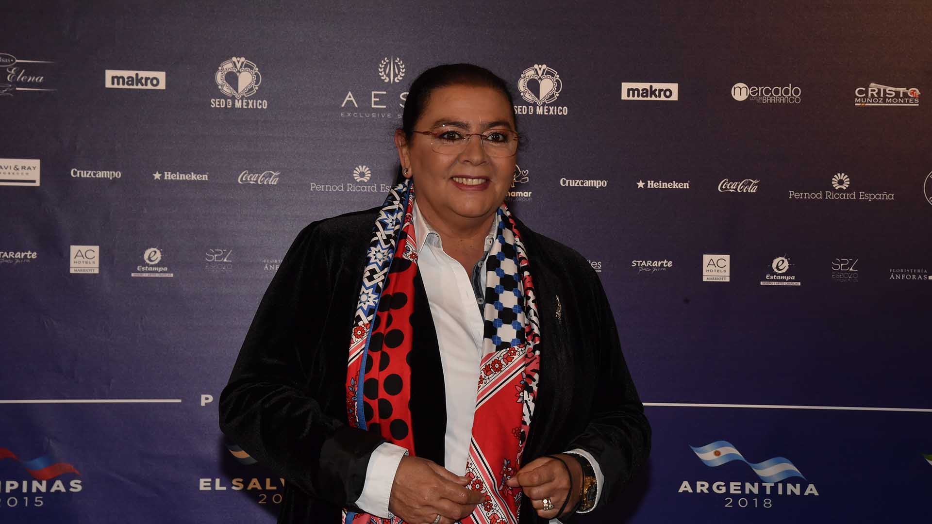 Singer Maria del Monte during the 18 edition of Solidarios awards of Ciudad de Sevilla 2021: Festival de las Naciones  in Sevilla on Thursday, 18 November 2021.