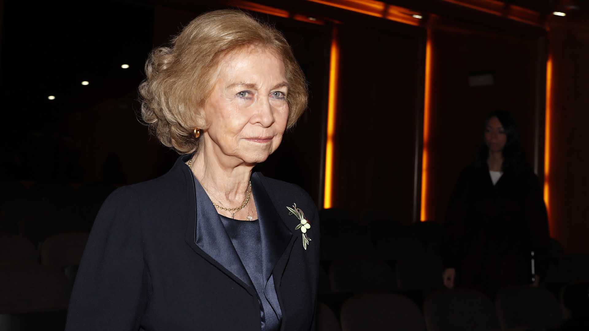 Queen Sofia during the meeting of the Board of the School of Music "Reina Sofia" in Madrid on Tuesday, 11 February 2020.