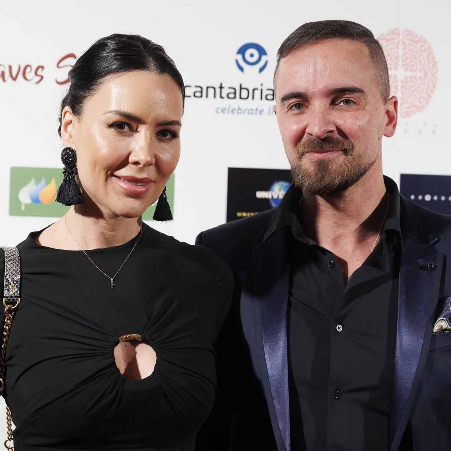 Former miss and model Vania Millan and Julian Bayon at the photocall of the FundaciÃƒÂ³n Querer and Columbus event in Madrid on Tuesday, April 26, 2022.