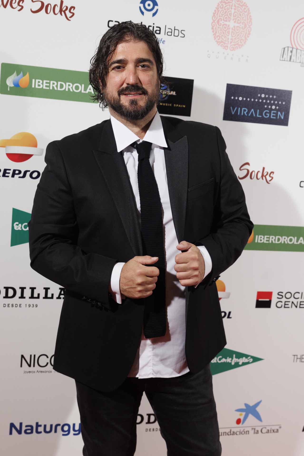 Singer Antonio Orozco at the photocall of the FundaciÃƒÂ³n Querer and Columbus event in Madrid on Tuesday, April 26, 2022.
