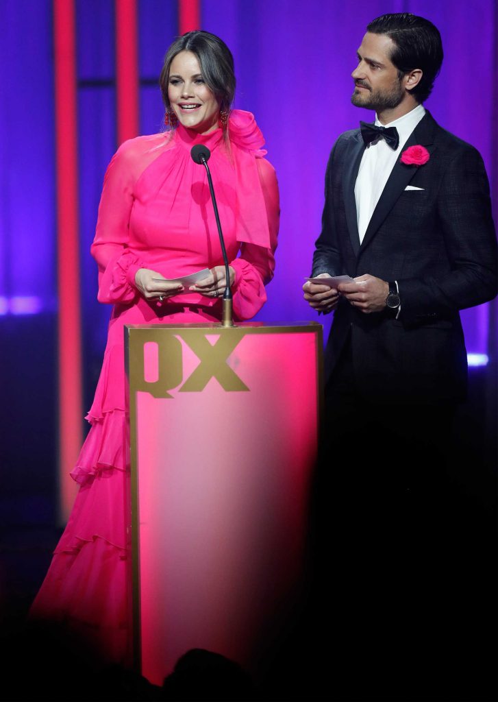 Sofía y Carlos Felipe de Suecia, presentadores en una gala LGTBI