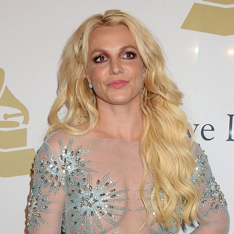 Singer Britney Spears attending Clive Davis pre-Grammy Gala