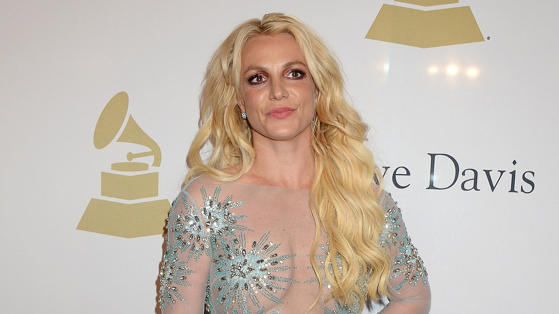 Singer Britney Spears attending Clive Davis pre-Grammy Gala