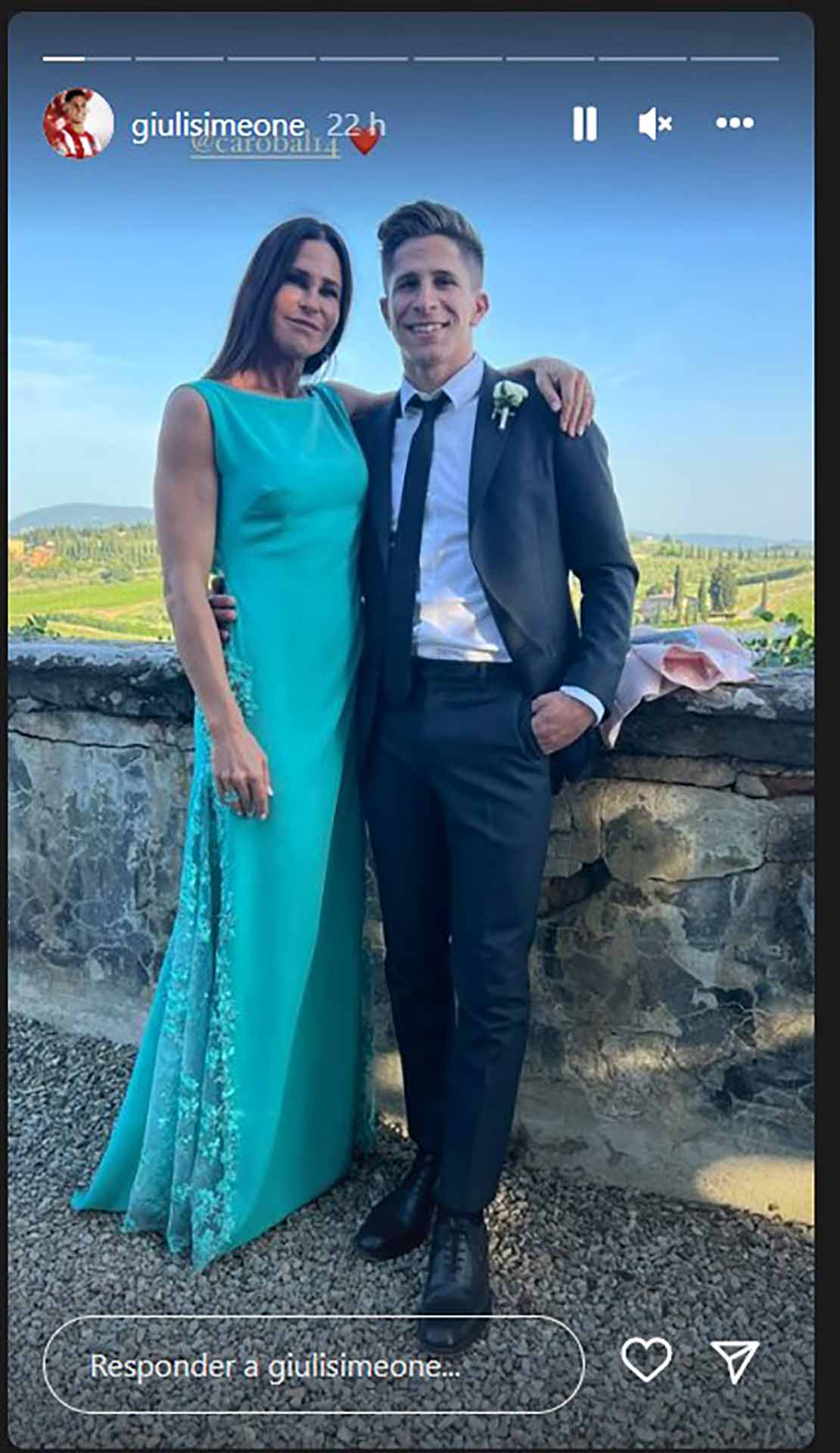 Giovanni, el hijo de Diego Simeone, se casa por segunda vez en Florencia: todas las fotos