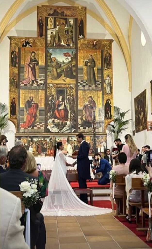 La romántica boda de Lorenzo Díaz, hijo de Concha García Campoy