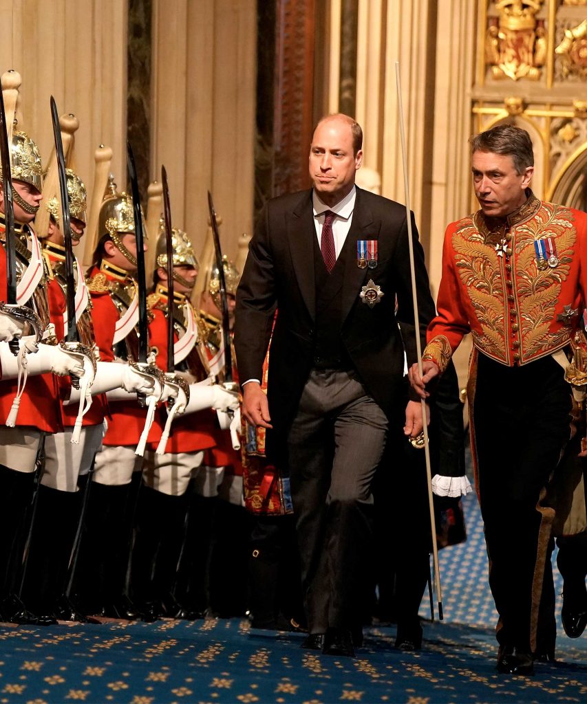 La tristeza de Carlos, Guillermo y Camilla ante la ausencia de la reina Isabel en la apertura del Parlamento