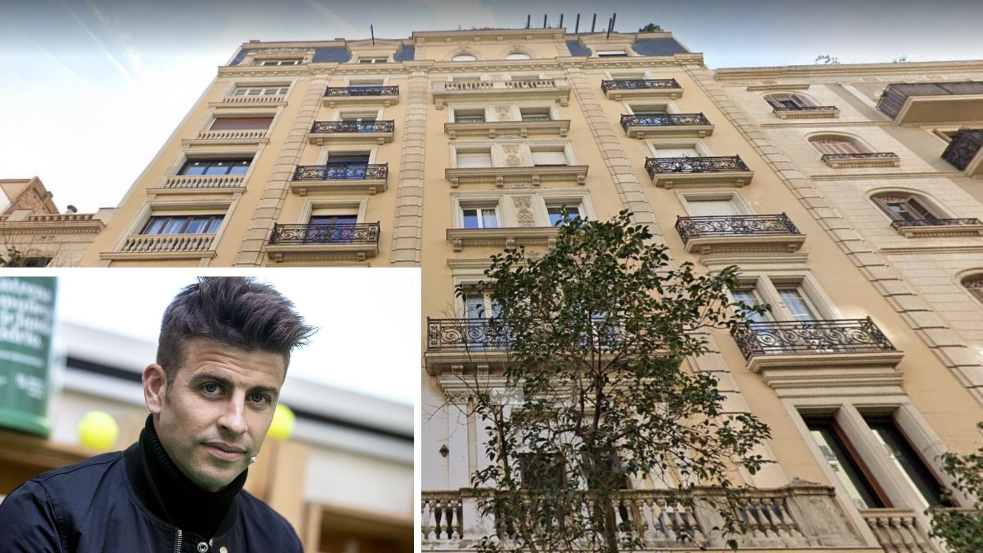 Los adinerados nuevos vecinos de Gerard Piqué en su piso de soltero en Barcelona