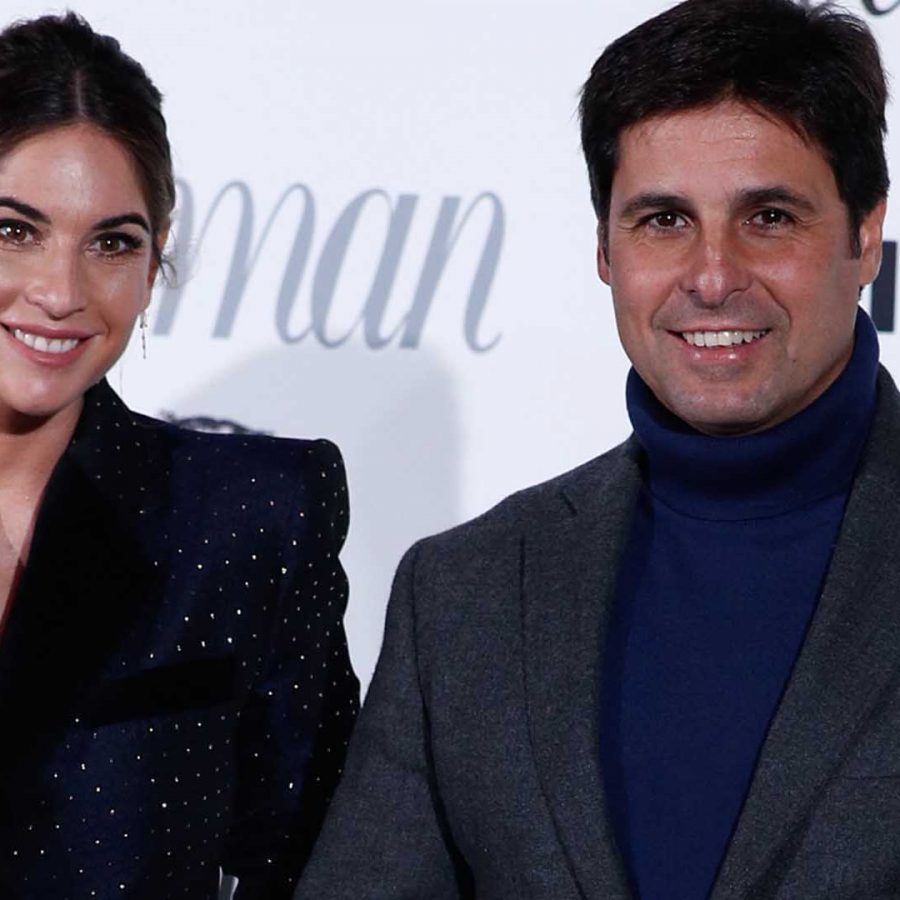 Bullfighter Francisco Rivera OrdoÃ±ez anda Lourdes Montes at photocall for 4th edition of Woman Madame Figaro awards in Madrid on Monday, 25 November 2019.