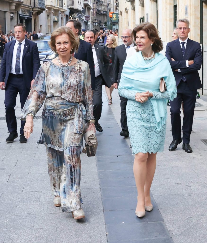 La Reina Sofía, de concierto en Salamanca, vuelve a ser la más moderna
