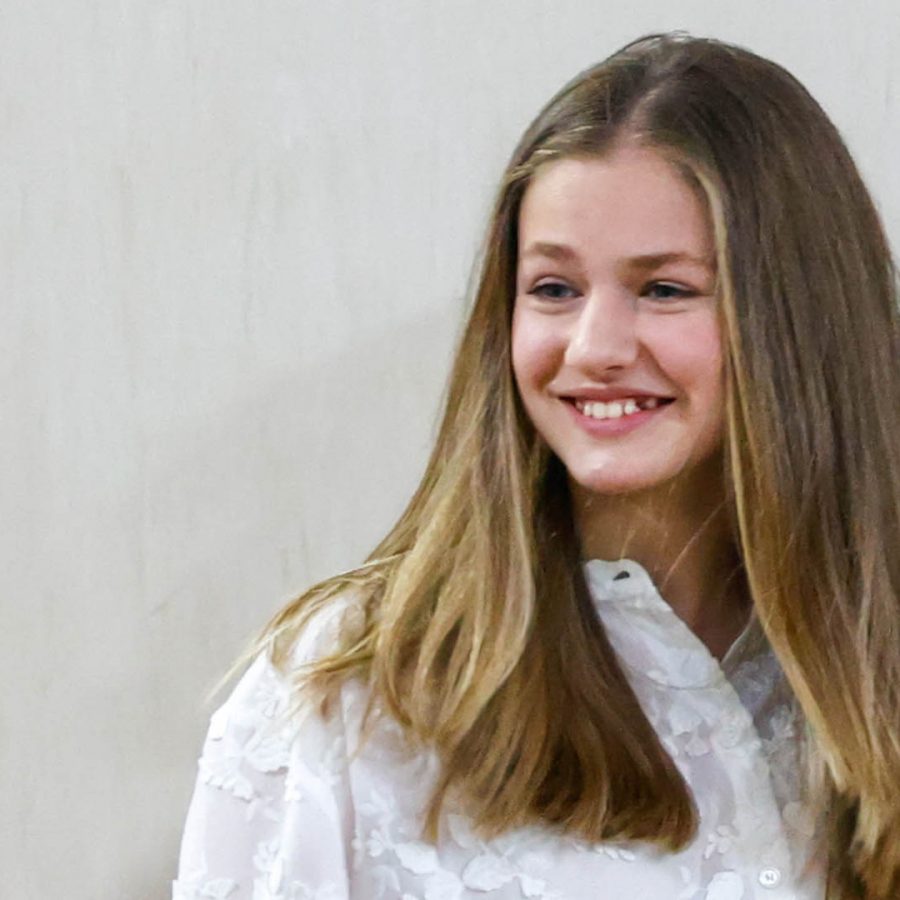 Princess of Asturias Leonor de Borbon during Youth and Cybersecurity Summit: Enjoy Internet Safely in Leganes, Madrid on Wednesday, 20 April 2022.