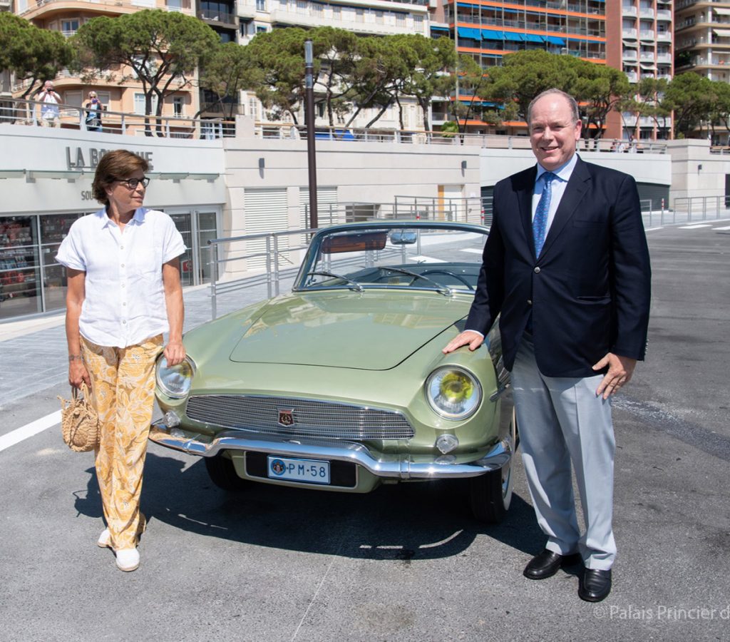 Alberto de Mónaco se lleva de copiloto a la princesa Estefanía en un día muy especial