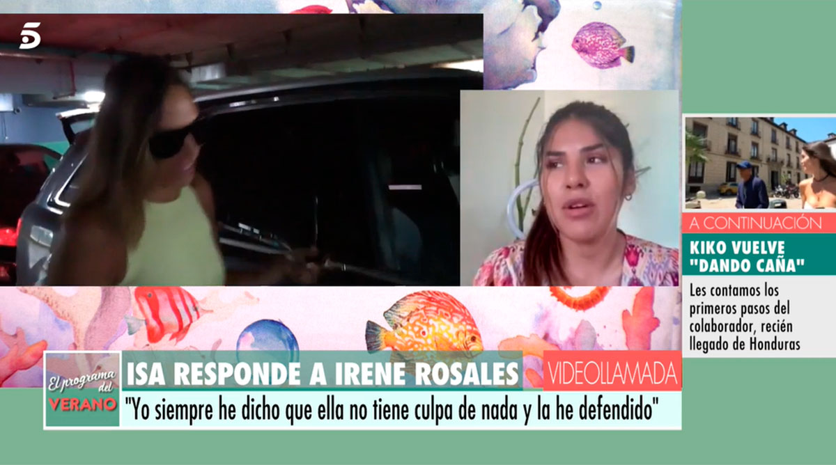 Chabelita Pantoja contesta a Irene Rosales: "Que se enfade con su marido"