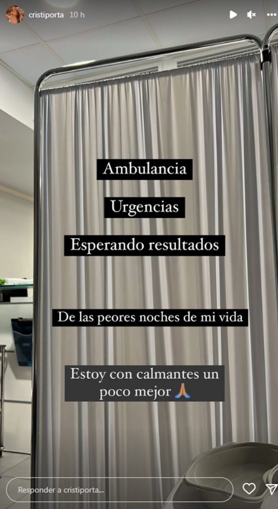 Cristina Porta urgencias hospital