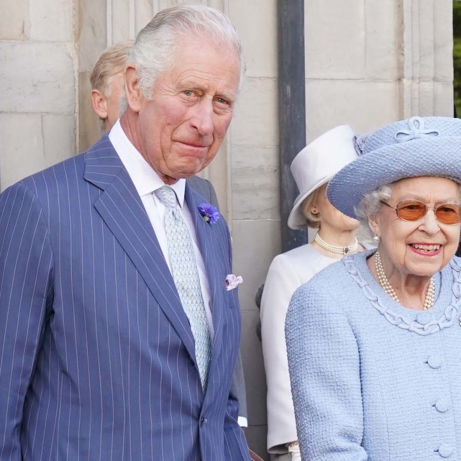 Prince of Wales and Queen Elizabeth II attending the Queen's Body Guard for Scotland (also known as the Royal Company of Archers) Reddendo Parade in the gardens of the Palace of Holyroodhouse, Edinburgh. Picture date: Thursday June 30, 2022.