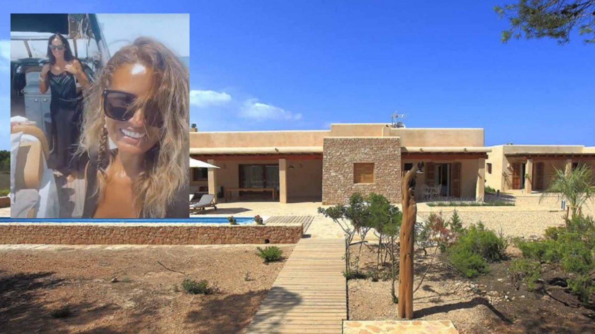 Olga Moreno y Marta López, vacaciones en una villa de lujo en Formentera