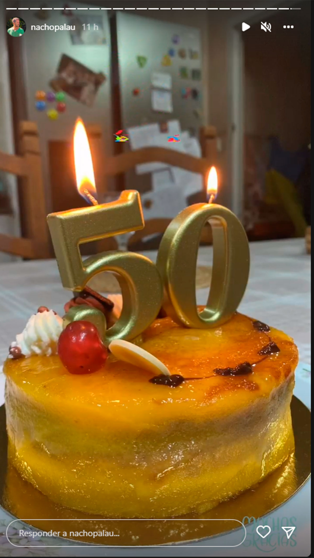 Así ha celebrado Nacho Palau su 50 cumpleaños en plena lucha contra el cáncer