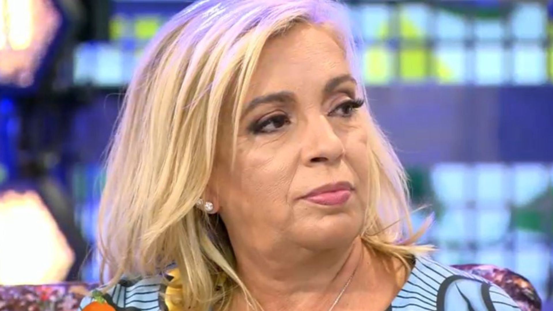 Carmen Borrego se entera en 'Sálvame' que debe más de 600.000 euros a Hacienda