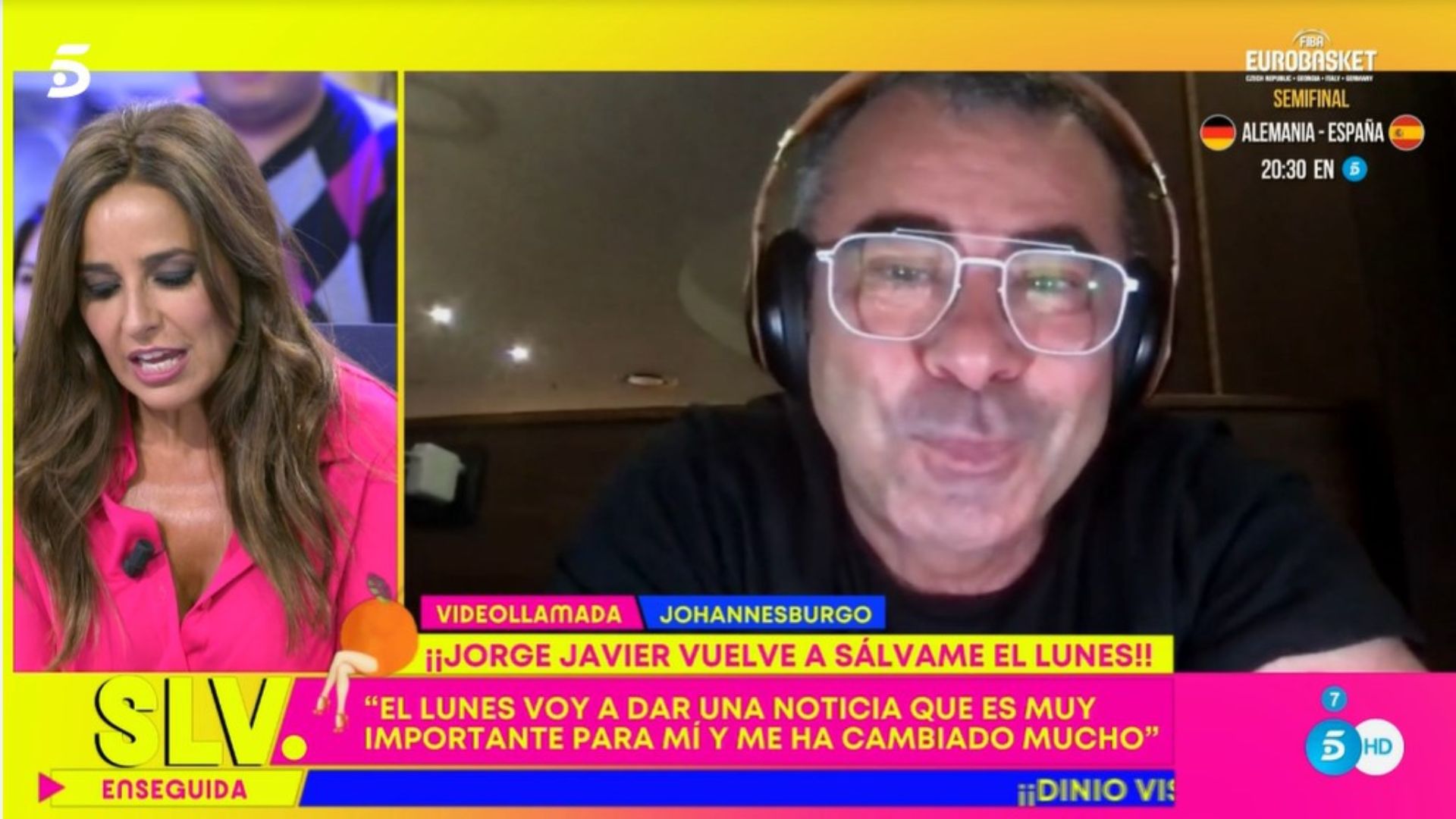 Jorge Javier Vázquez, ante su regreso a televisión: "Voy a dar una noticia importante"