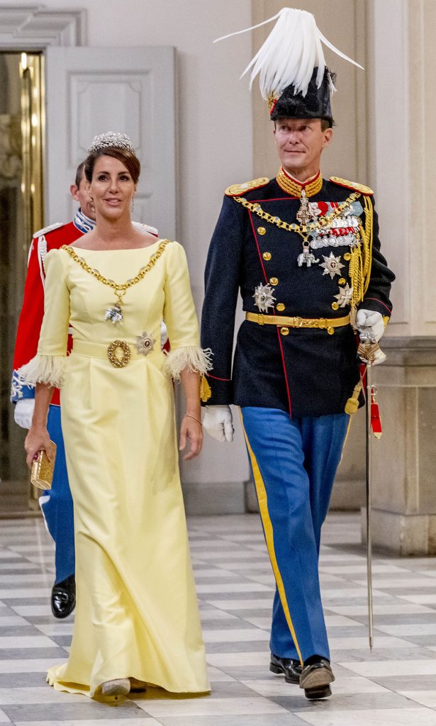 Joaquín y Marie de Dinamarca en un acto oficial.