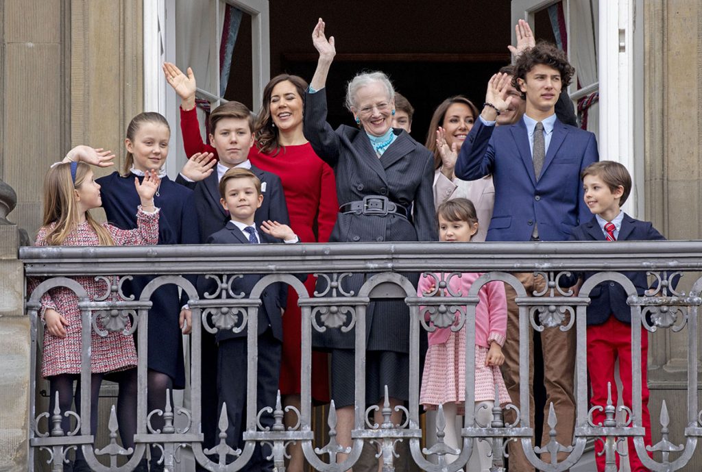La reina Margarita reune a sus hijos y sus familia para celebrar la Navidad