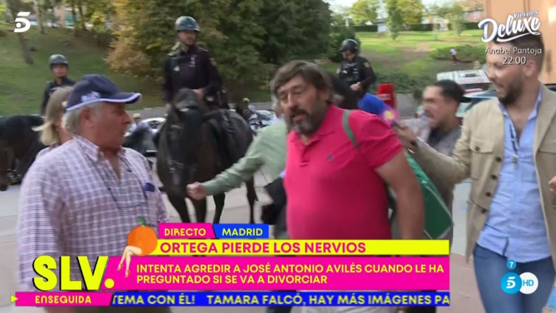 Ortega Cano pierde los nervios: amaga con agredir a un reportero