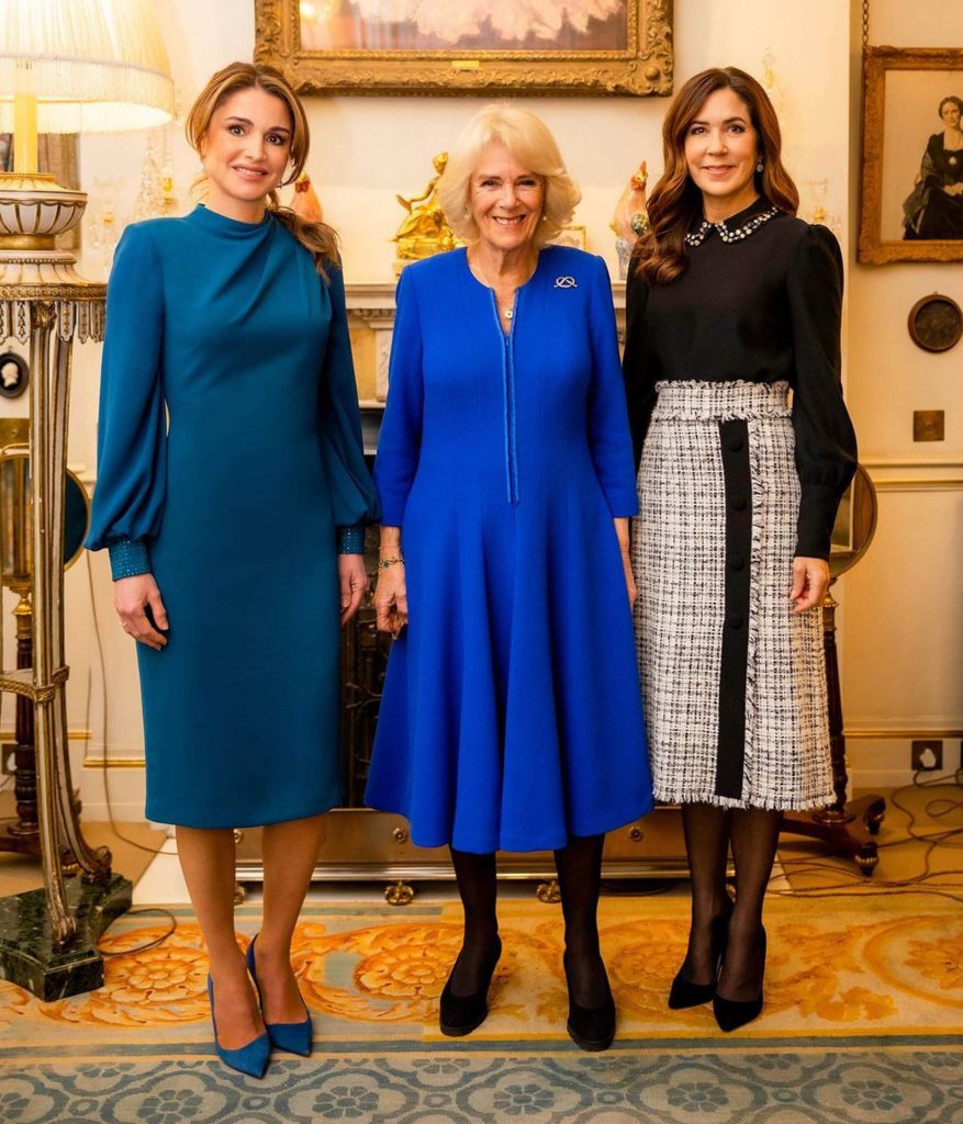 Camilla invita a palacio a Rania de Jordania y Mary de Dinamarca