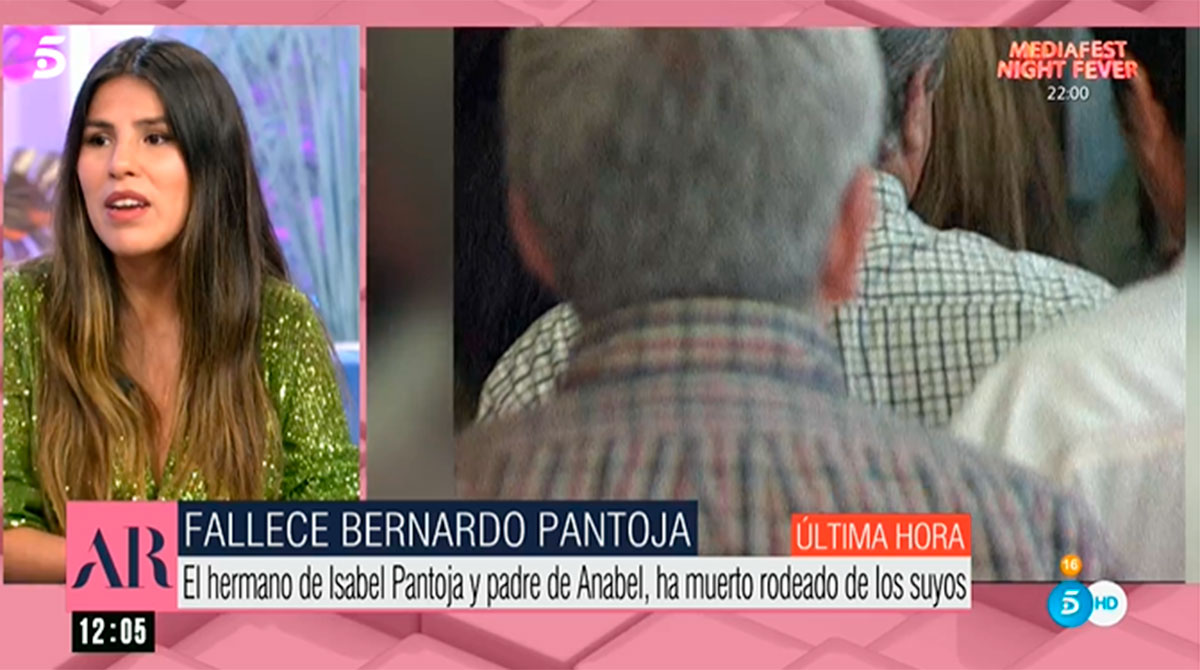 Chabelita Pantoja revela cómo se ha enterado de la muerte de su tío, Bernardo Pantoja