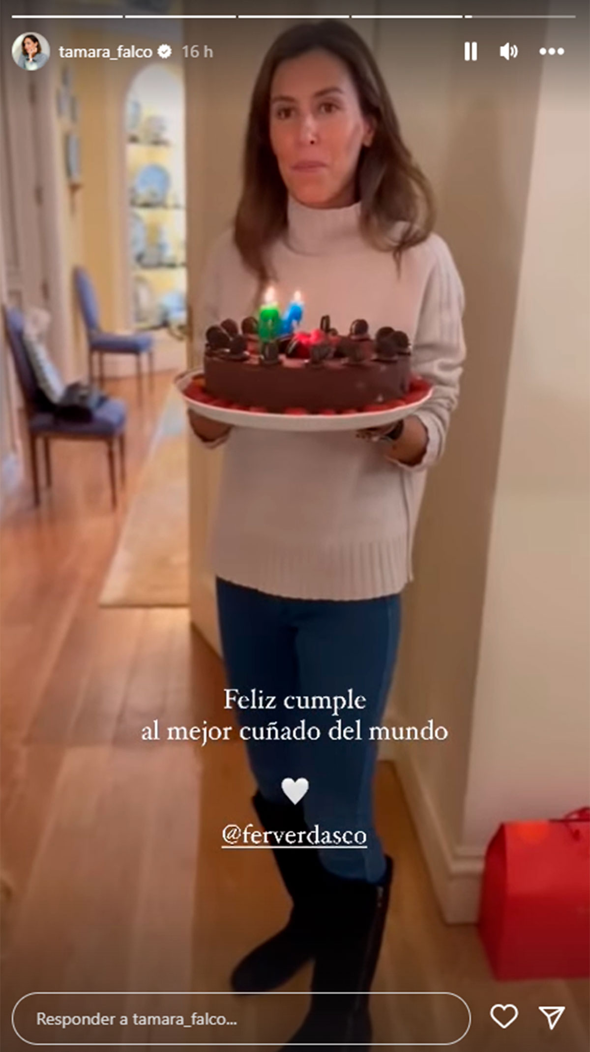 Tamara Falcó y Ana Boyer celebran el cumpleaños de Fernando Verdasco en el comedor de Isabel Preysler
