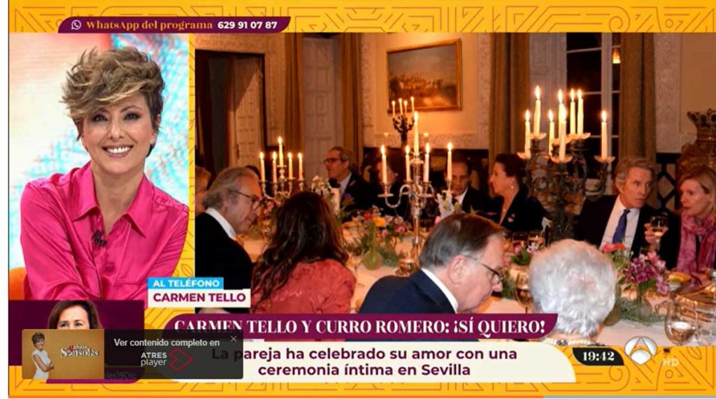 Carmen Tello, tras su boda religiosa con Curro Romero: "Lo veíamos muy complicado ya"