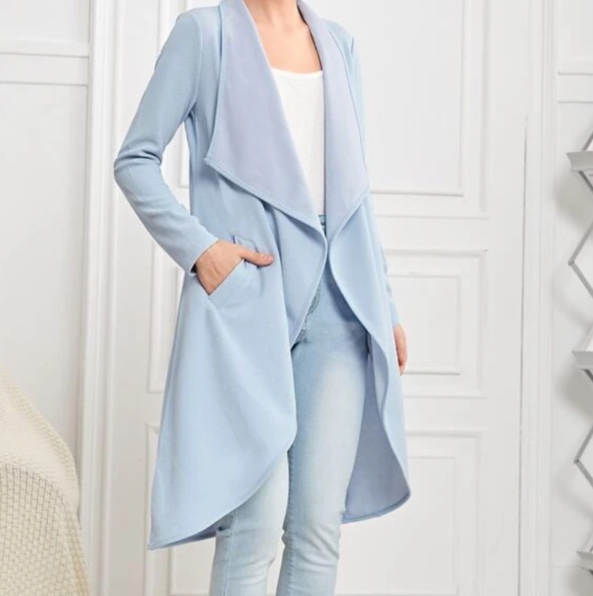 Reina Sofía abrigo azul