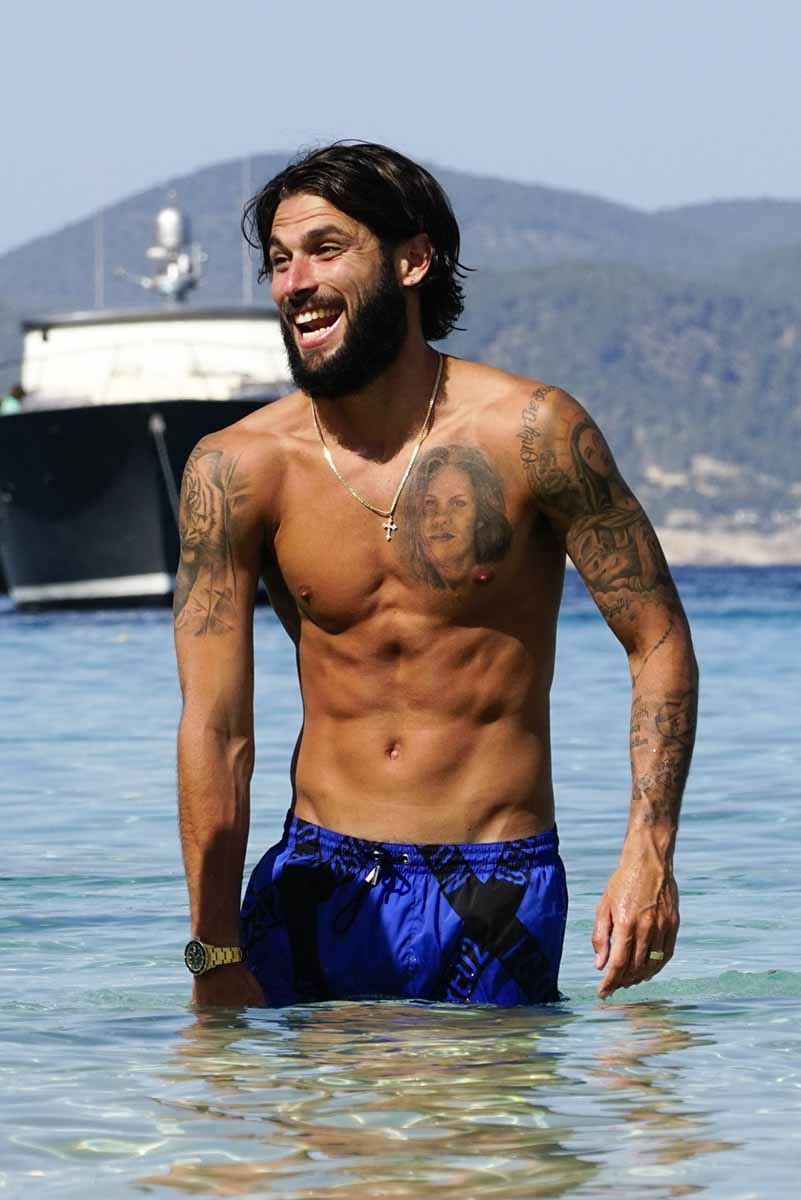 Soccerplayer Jota Peleteiro on holidays in Ibiza on Friday 7th June 2019.