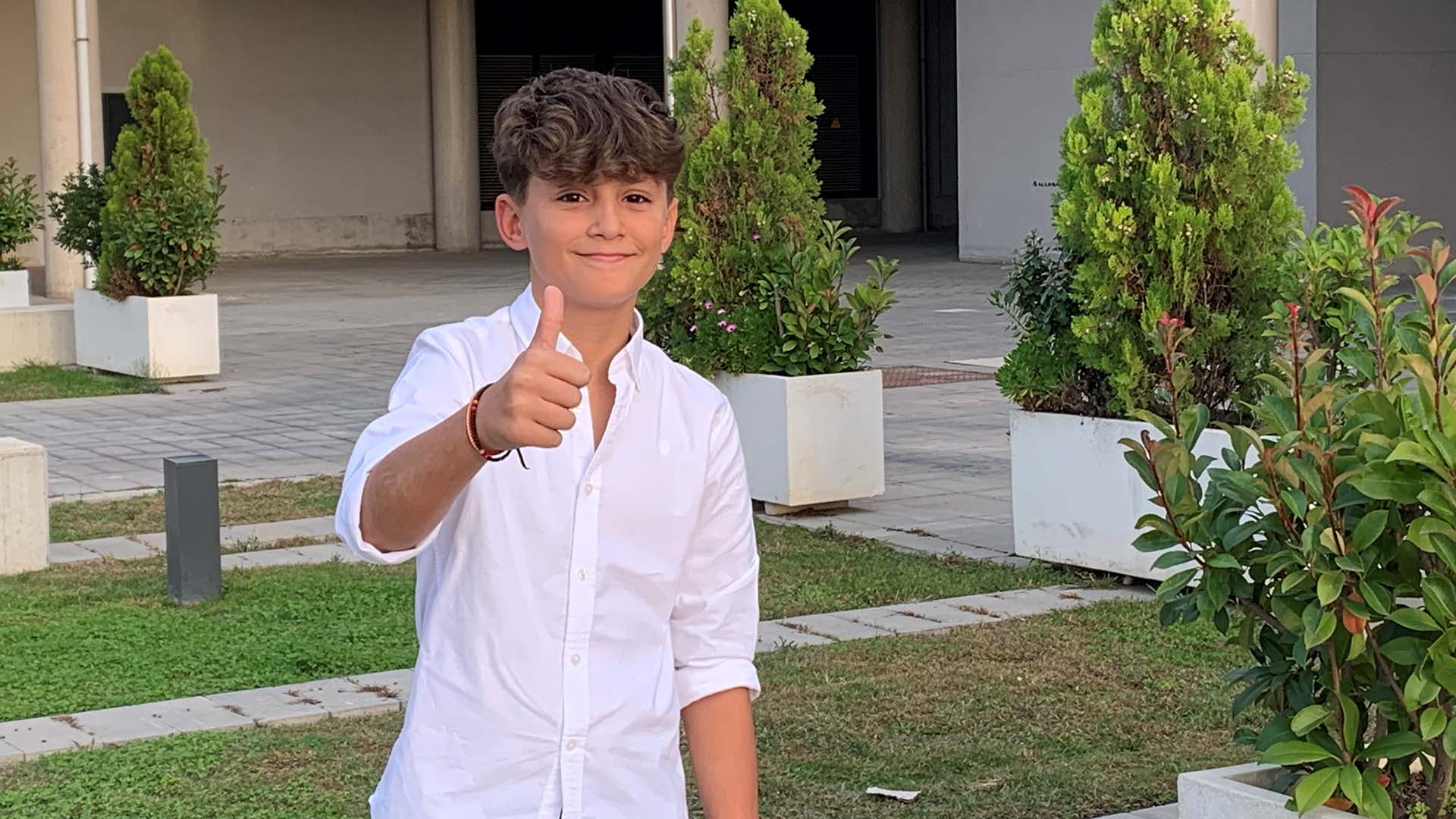 Carlos Higes as spanish candidate for Eurovision Junior 2022 in Madrid, October 04 2022