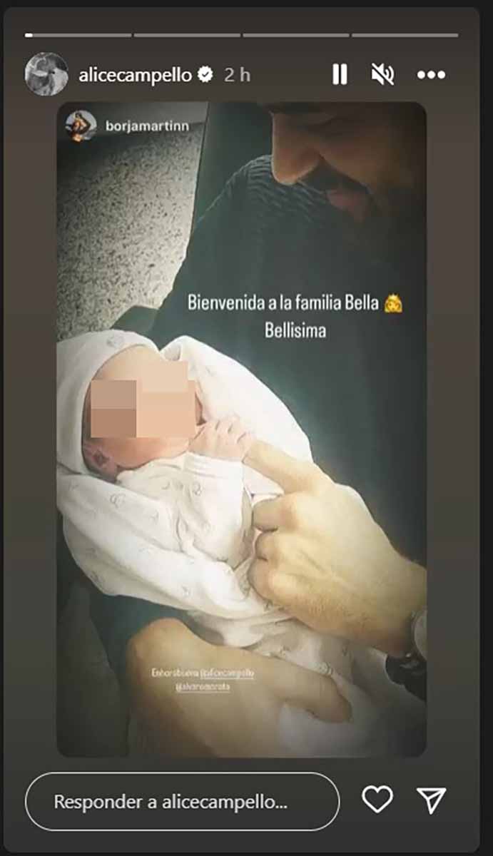 Alice Campello, mujer de Álvaro Morata, estuvo a punto de morir tras nacer su hija Bella: "Tuve una hemorragia y me hicieron 17 transfusiones"