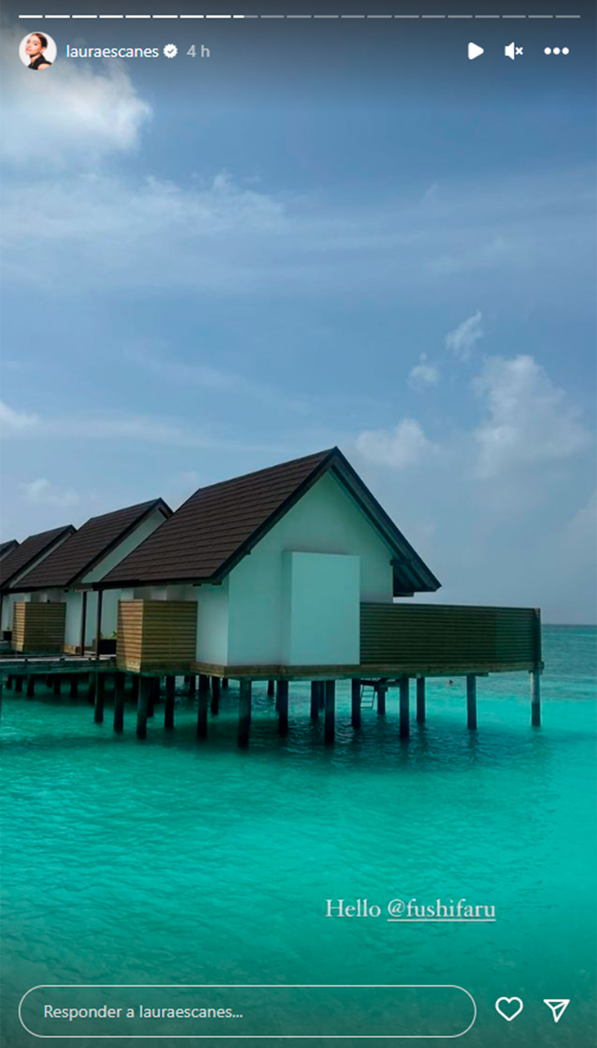 Descubrimos el lujoso hotel en el que Laura Escanes y Álvaro de Luna se alojan en Maldivas por 942 euros la noche