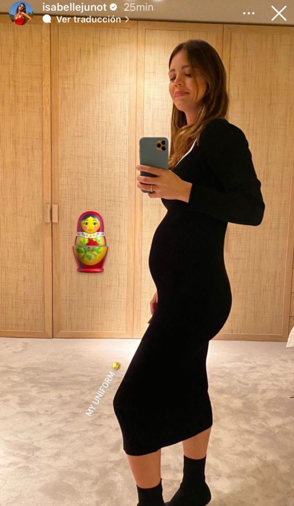 Isabelle Junot embarazada 
