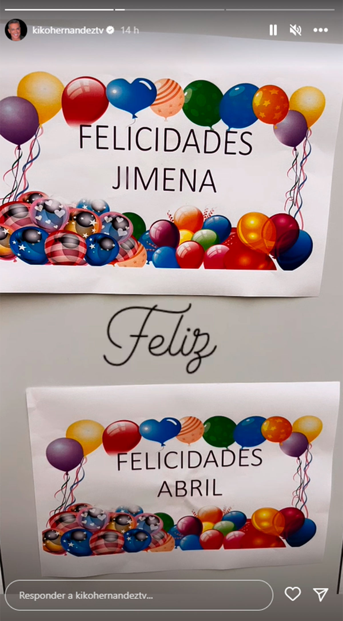 Kiko Hernández organiza una íntima fiesta de cumpleaños a sus hijas
