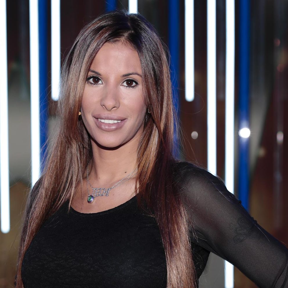 Teresa Cabrera " Techi " durante la gala del programa Gran Hermano VIP