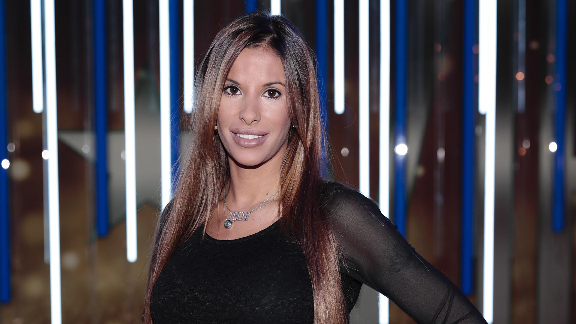 Teresa Cabrera " Techi " durante la gala del programa Gran Hermano VIP