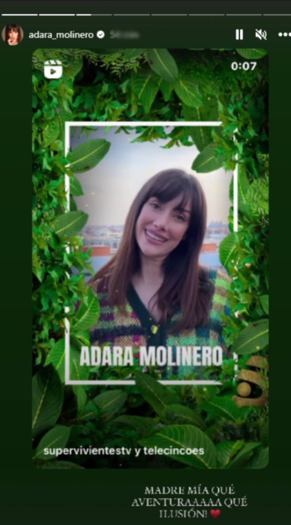 Adara Molinero, tercera concursante confirmada de 'Supervivientes 2023'