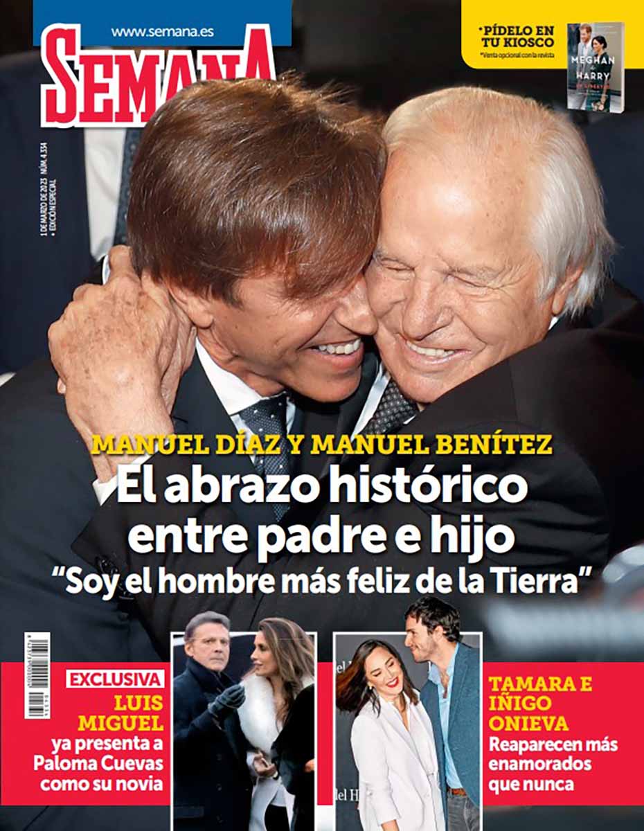 En SEMANA, Manuel Díaz y Manuel Benítez, el abrazo histórico entre padre e hijo