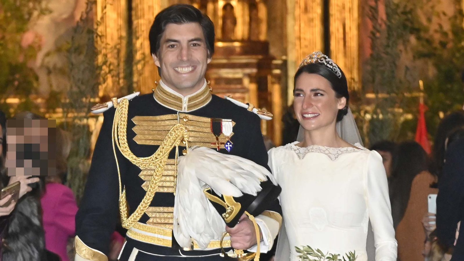 Carlos Sainz, un orgulloso padrino en la boda de su hija Ana