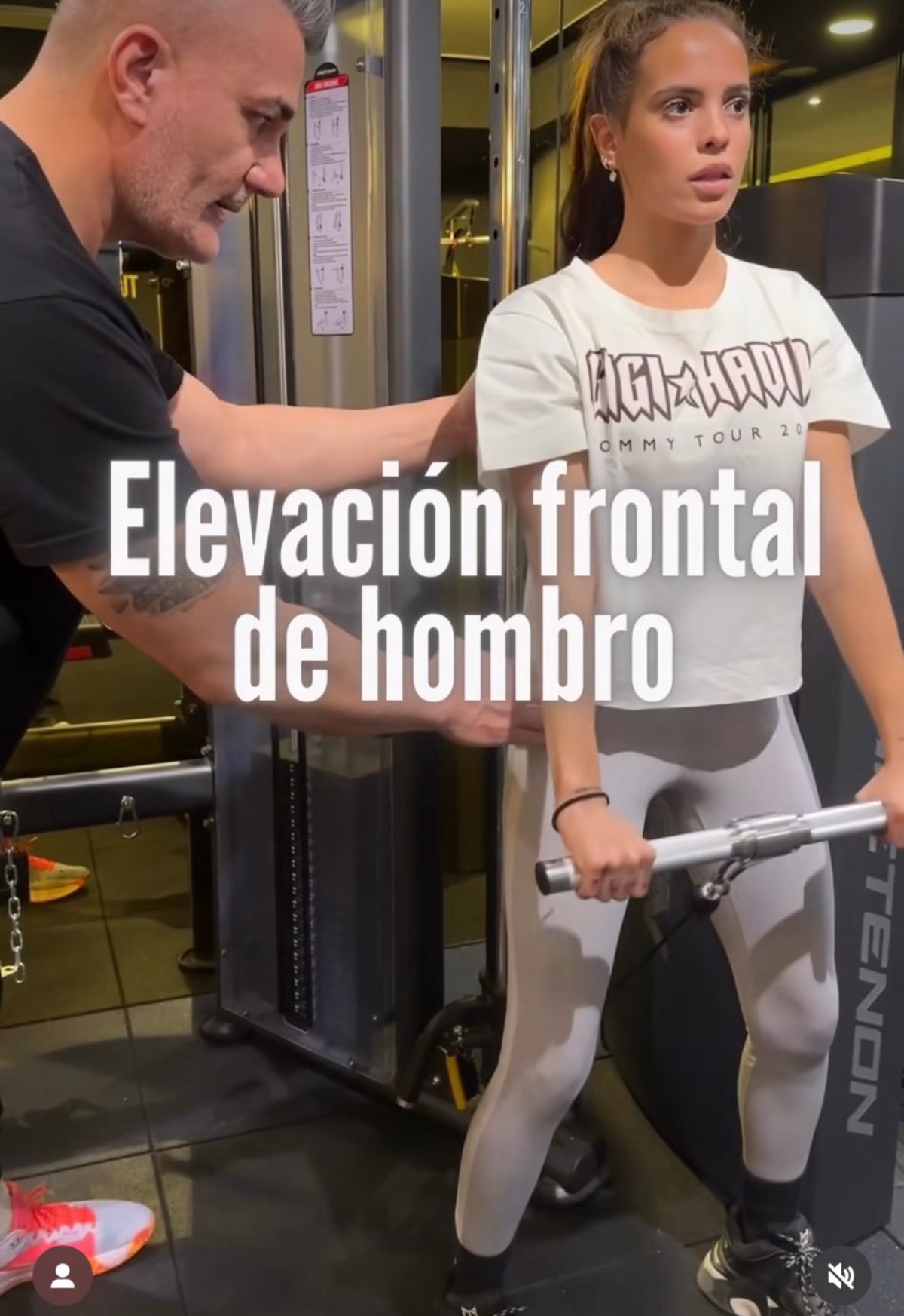 Gloria Camila entrenamiento