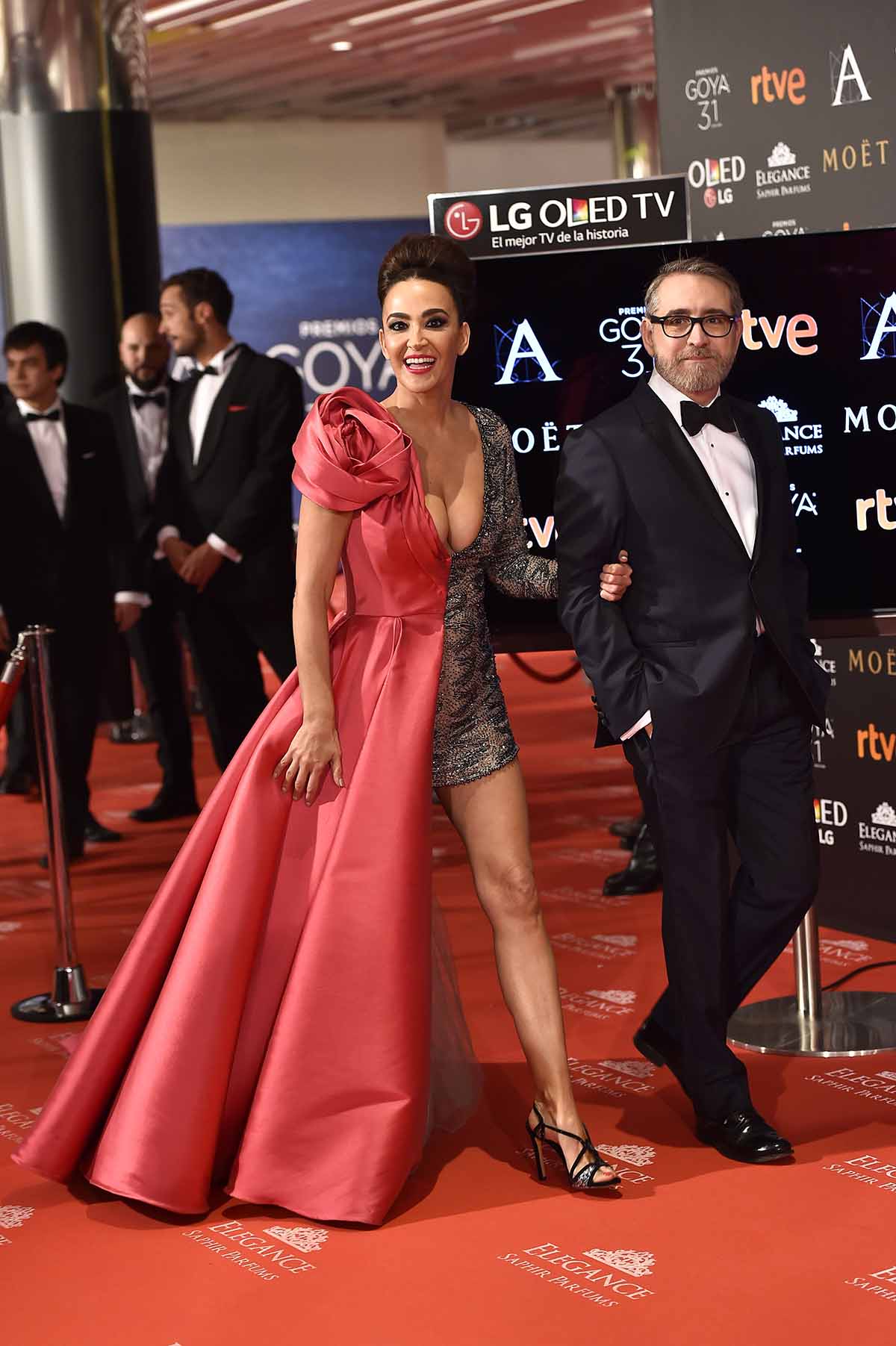 Presenter Cristina Rodriguez at photocall during the 31th annual Goya Film Awards in Madrid, on Saturday 4th February, 2017.