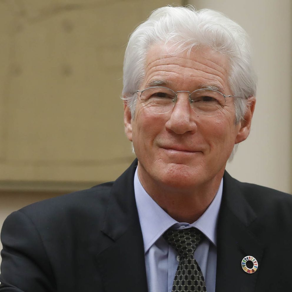 Actor Richard Gere during his visit to Spanish Parliament as a member of the RAIS Foundation, in Madrid, on Friday 26, October 2018