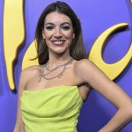 Singer Ana Guerra at photocall for premiere musical Aladdin in Madrid on Thursday, 23 March 2023.