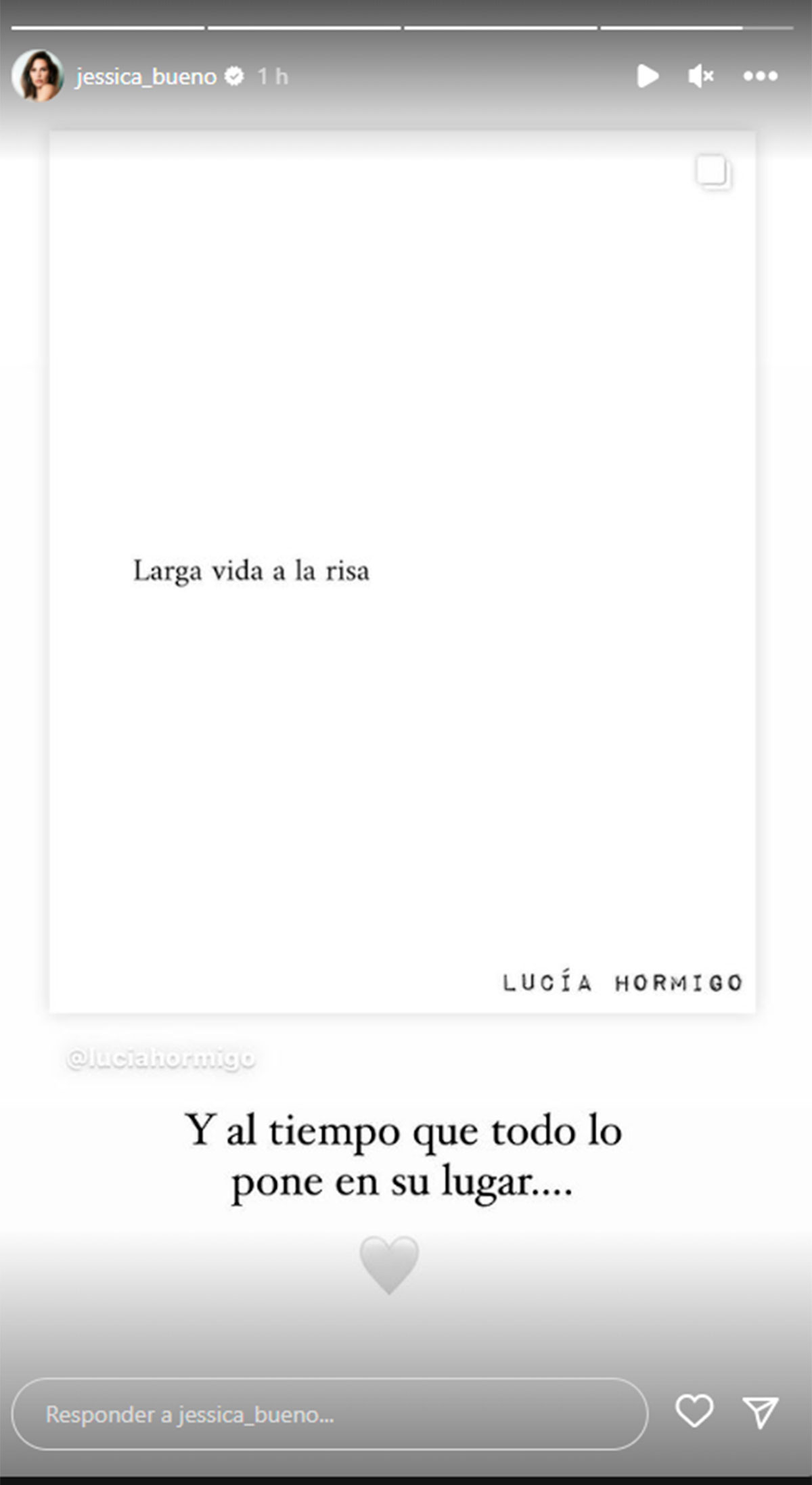 El zasca de Jessica Bueno a Jota Peleteiro
