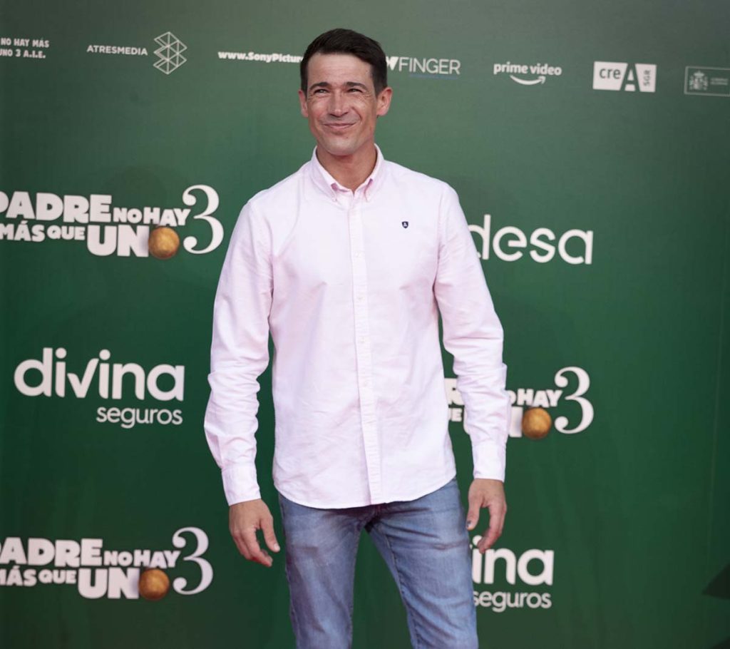 Actor Juan Jose Ballesta at photocall for premiere film Padre no hay mas que uno 3 in Madrid on Tuesday, 12 July 2022.