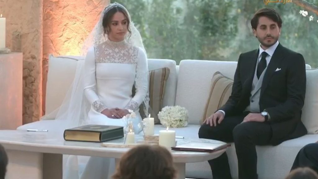 La elegante boda de Iman, hija de Rania de Jordania